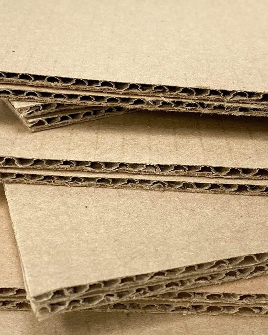 100 6×9 Cardboard Corrugated Pads Inserts Filler Sheet 6 x 9