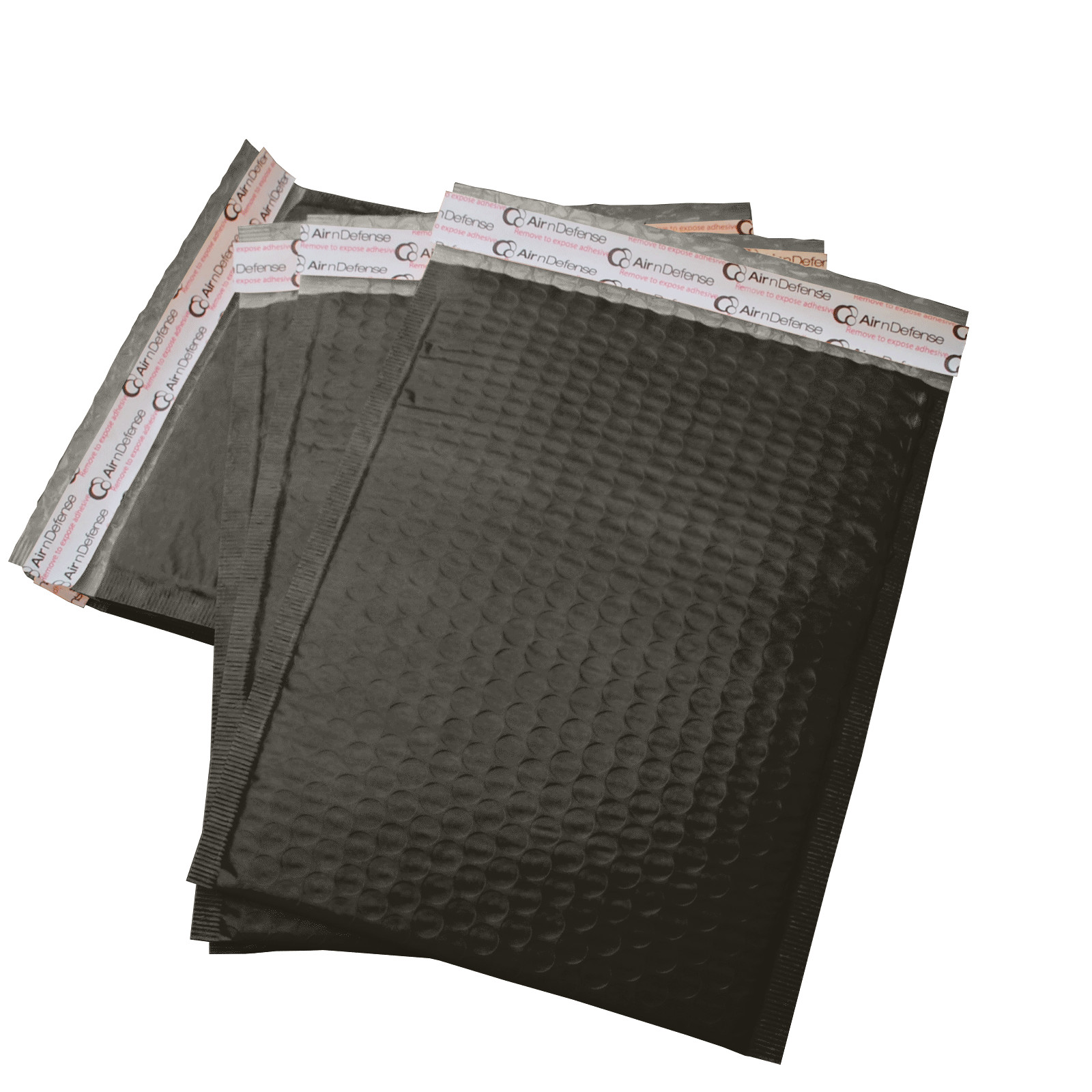 AirnDefense 500 #0 6.5X10″ Black Shipping Padded Envelope Poly Bubble Mailers