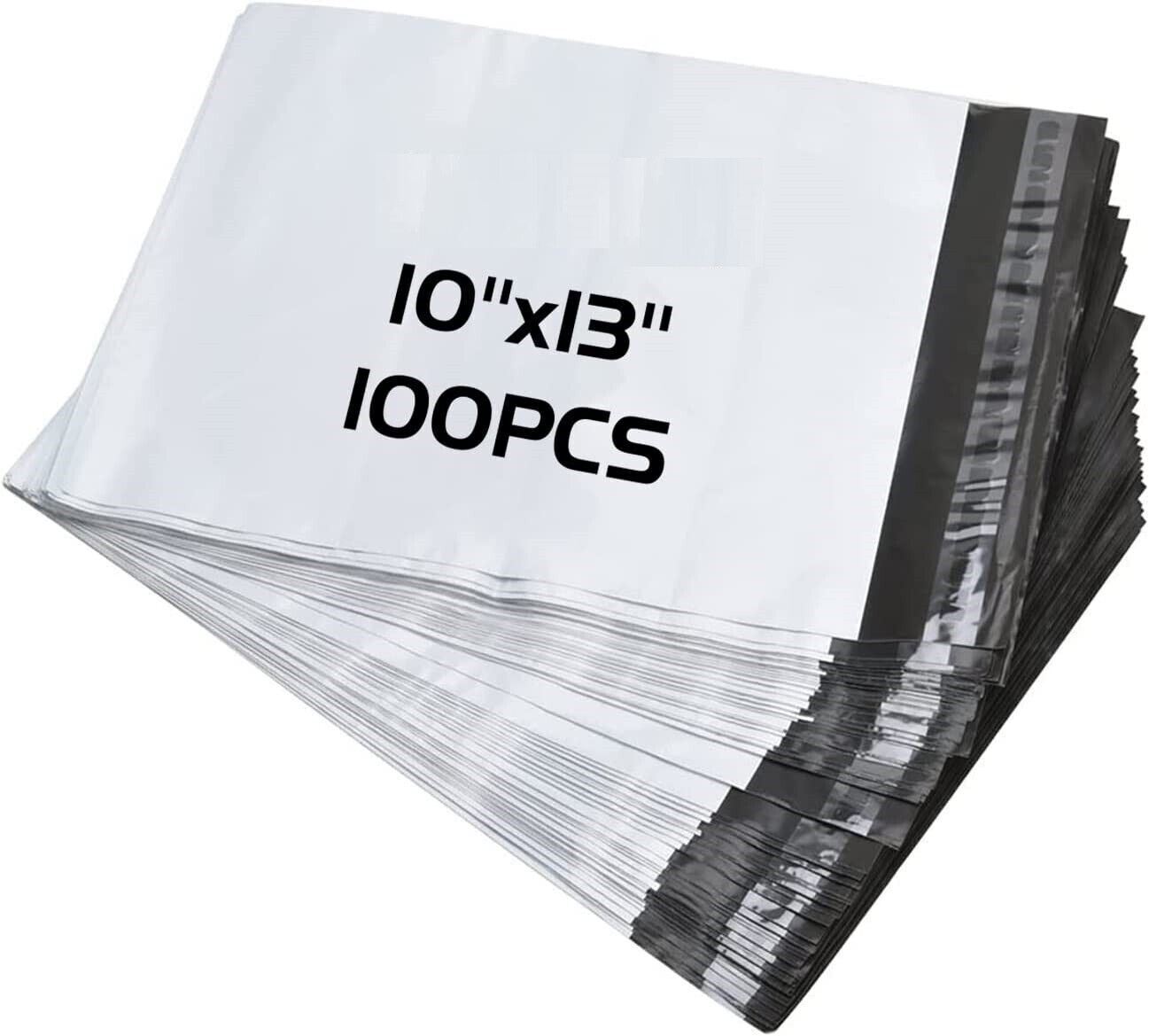 100 10″x13″ Light Poly Mailer 2 Mil Shipping Mailing Packaging Envelope Bags