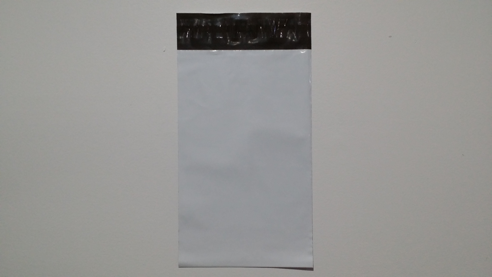 100 4×6 white poly mailer flat plastic shipping bag * inner size 4″ x 8″ 2.4MIL*