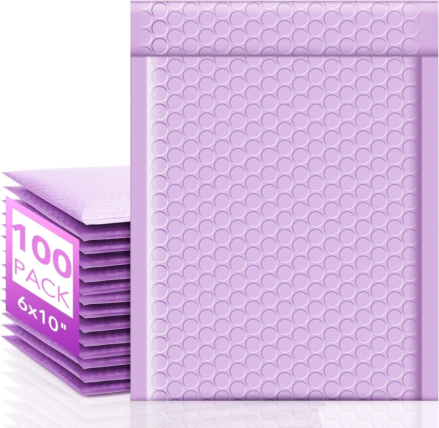Bubble Mailers 6×10″ 100 Pack Small Bubble Shipping Envelopes Usable Size 6×9…